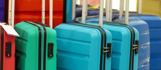 a luggage store